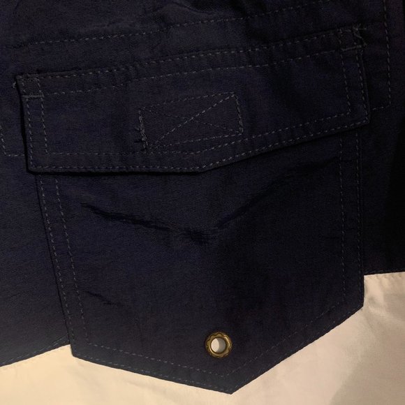 Barney Cools Navy/White/Red Swim Trunks - Picture 6 of 8